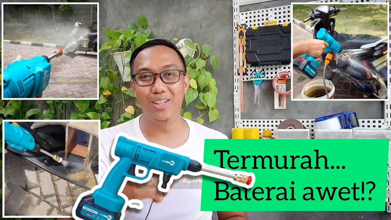 hemat!!?? gak ribet!! tinggal semprot!! ||  Jet cleaner cordless Mailtank