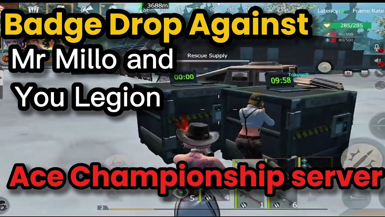 Badge Drop Against Mr Millo and You Legion| Ace Championship server| #lios #lioswinterfest 