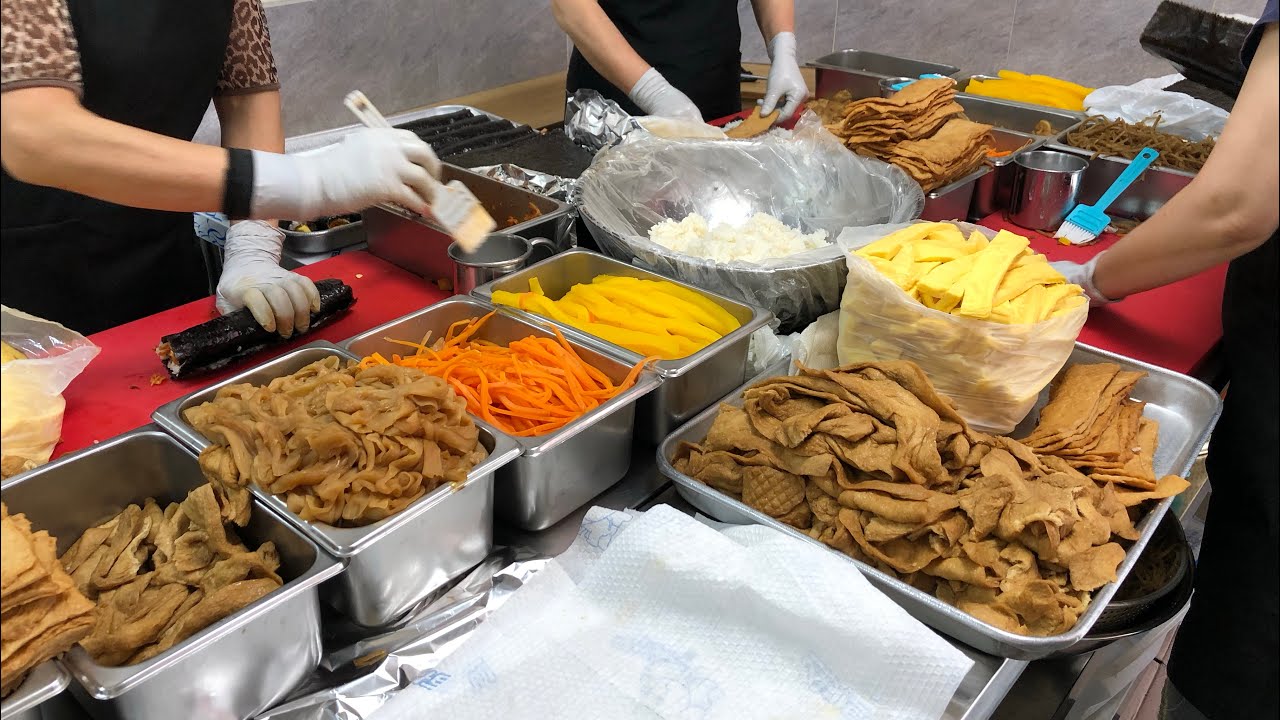 부산 광안시장맛집/박고지김밥/생활의달인 박고지김밥/market gimbap