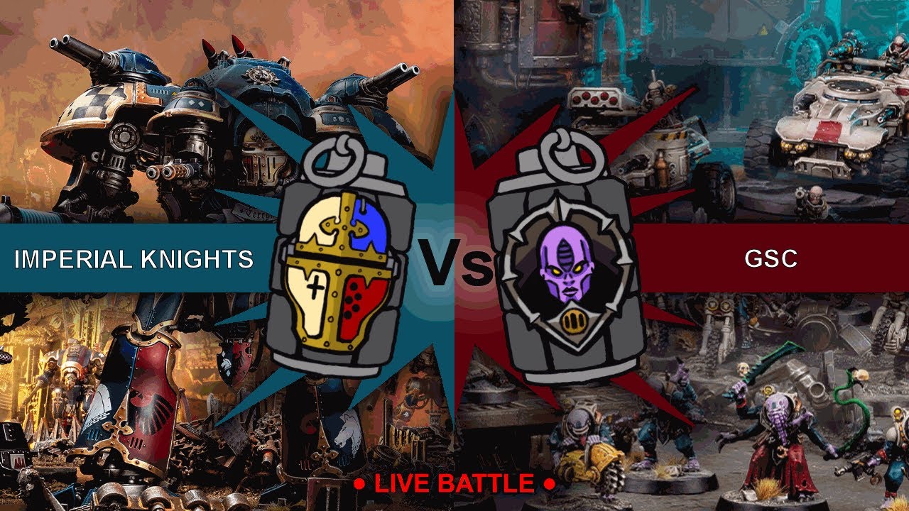 Genestealer Cults vs Imperial Knights (Competitive Warhammer 40k)
