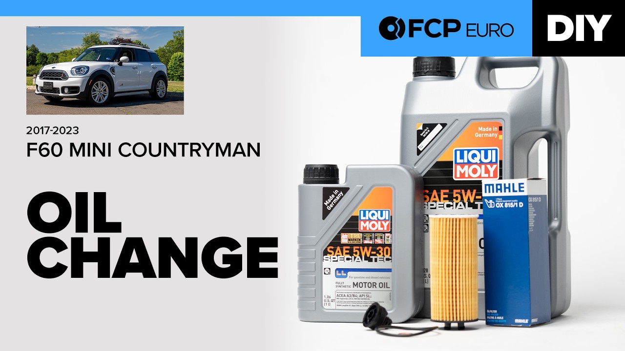 MINI Cooper S Engine Oil & Filter Change DIY (2014-2024 MINI Countryman, Clubman, BMW X1, B46, B48)