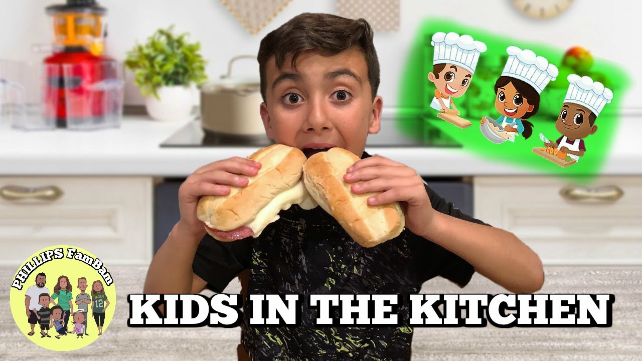 KIDS IN THE KITCHEN | SALAMI MELTS | HOT ITALIAN SANDWICH | PHILLIPS FamBam Cook with Me