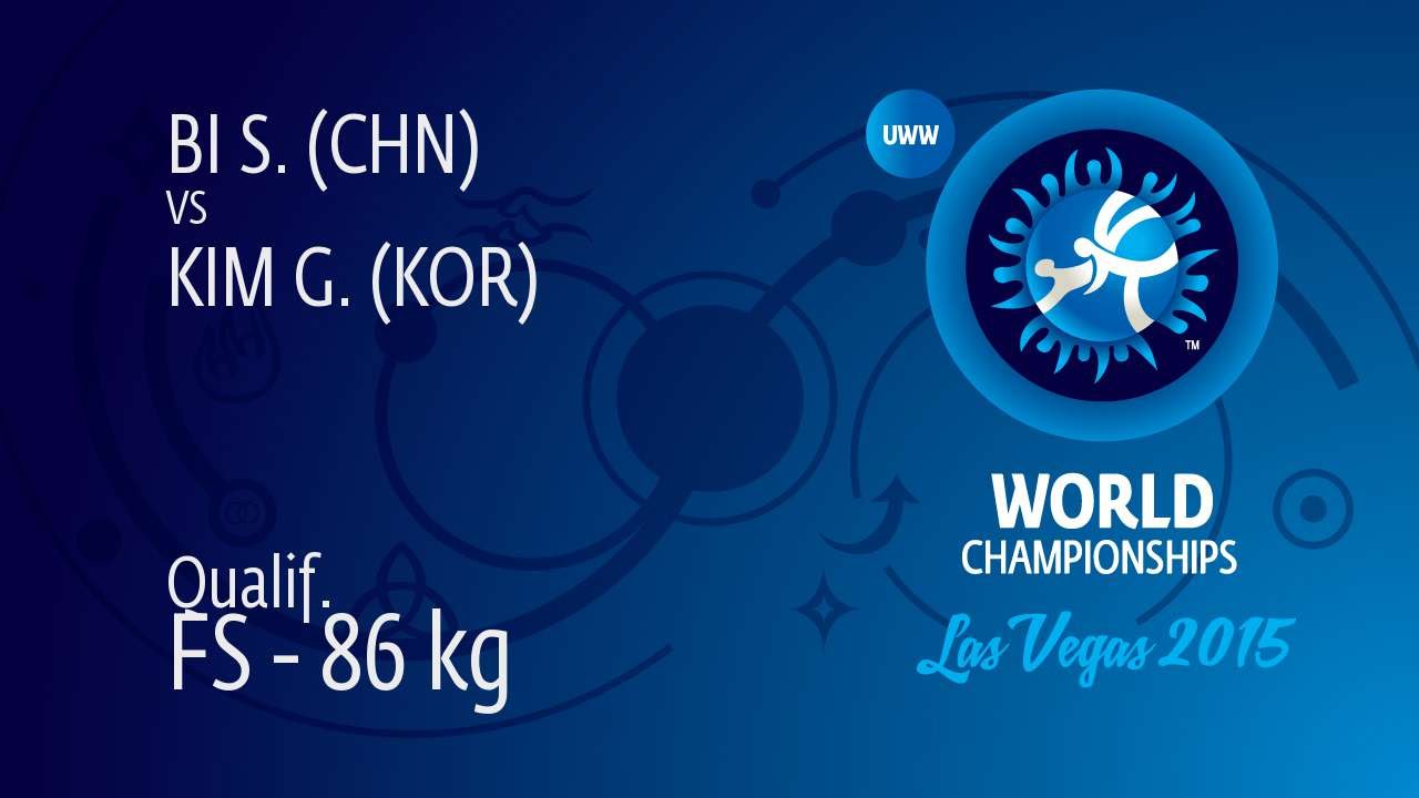 Qual. FS - 86 kg: G. KIM (KOR) df. S. BI (CHN), 15-9