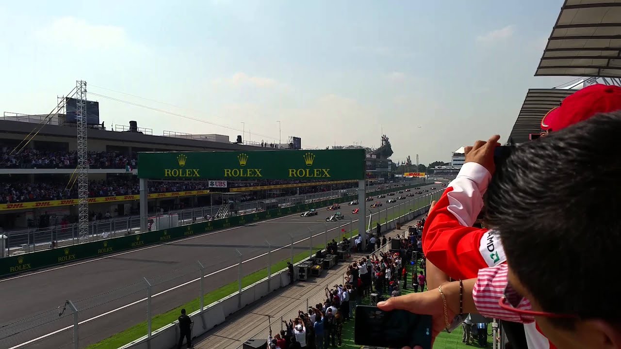 ARRANCADA DEL GRAN PREMIO DE MÉXICO DE F1