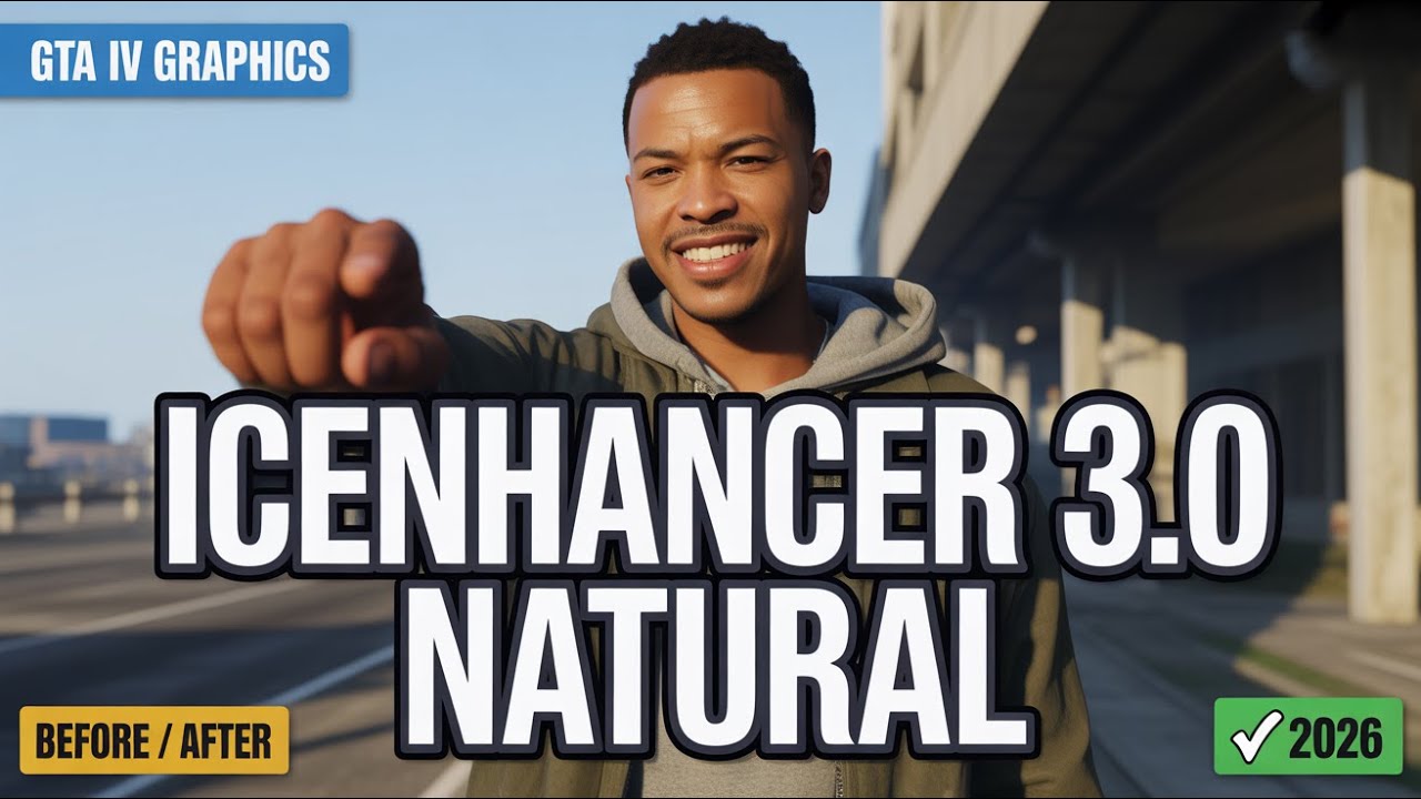 Как установить iCEnhancer 3.0 Natural для GTA IV | Сравнение графики (2026)