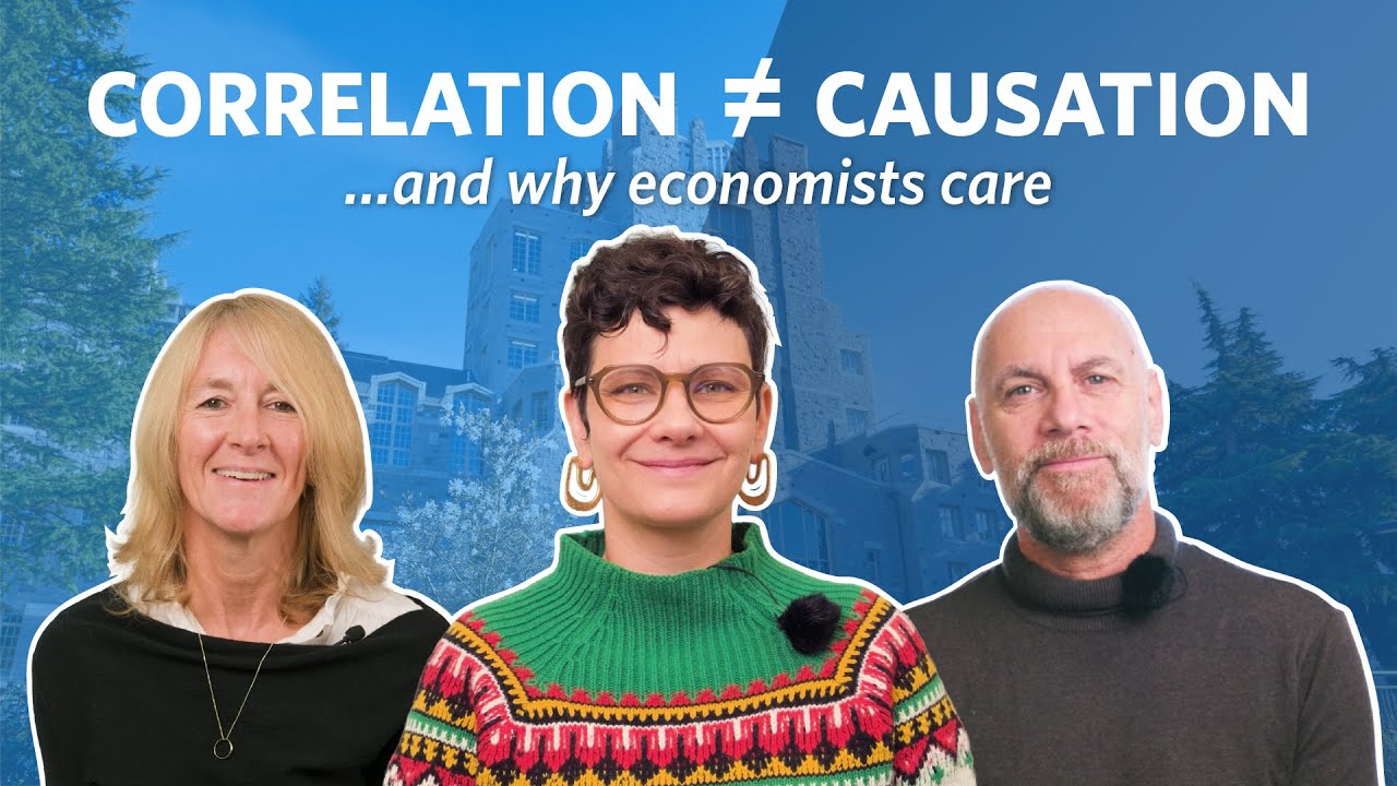 Correlation ≠ Causation...and why economists care