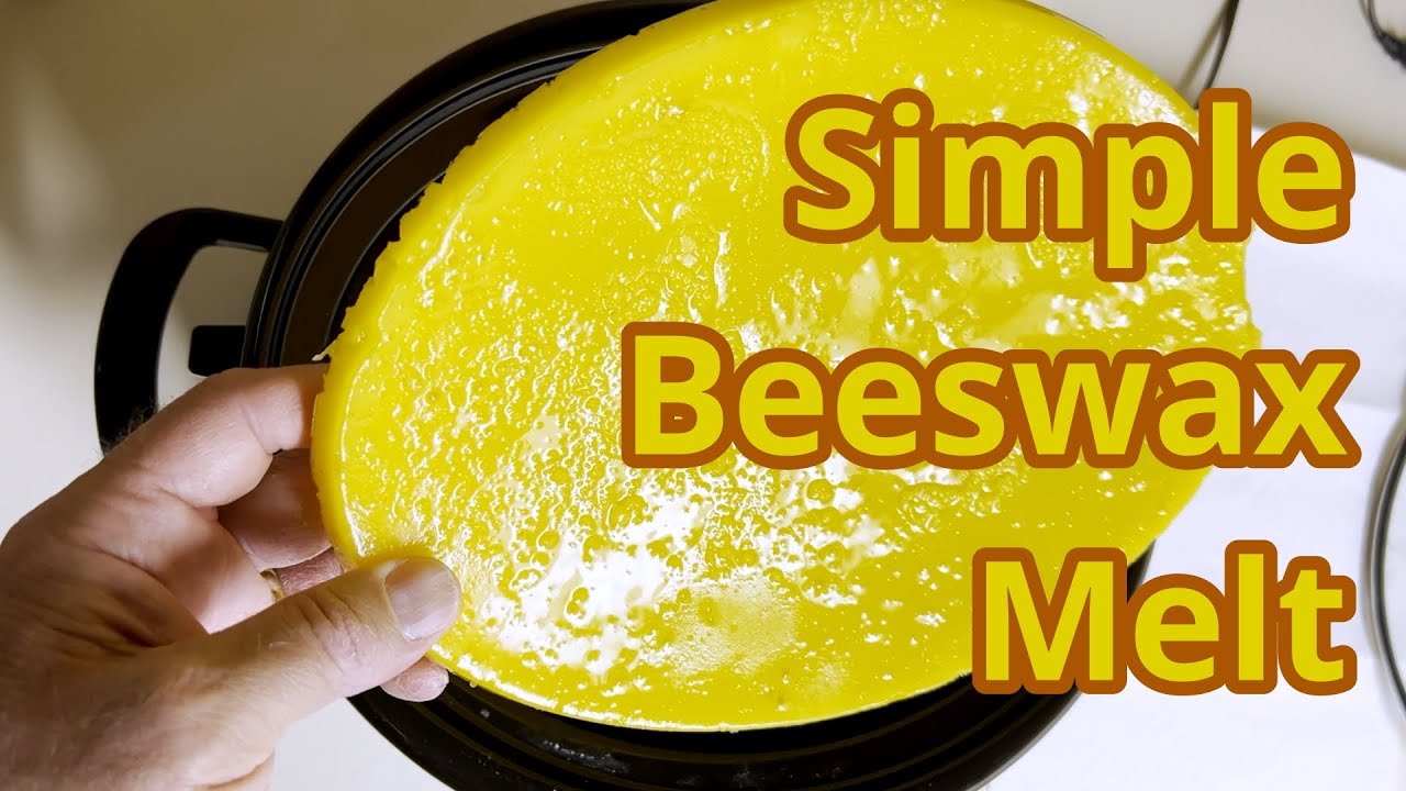 Simple Way to Melt Beeswax Cappings After Harvest | Adventures In Beekeeping