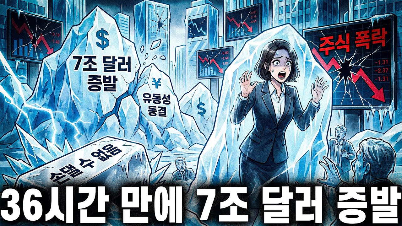 36시간 만에 7조 달러 증발 : 유동성이 얼어붙은 시장 — 주식 폭락, 은은 손댈 수 없는 상태