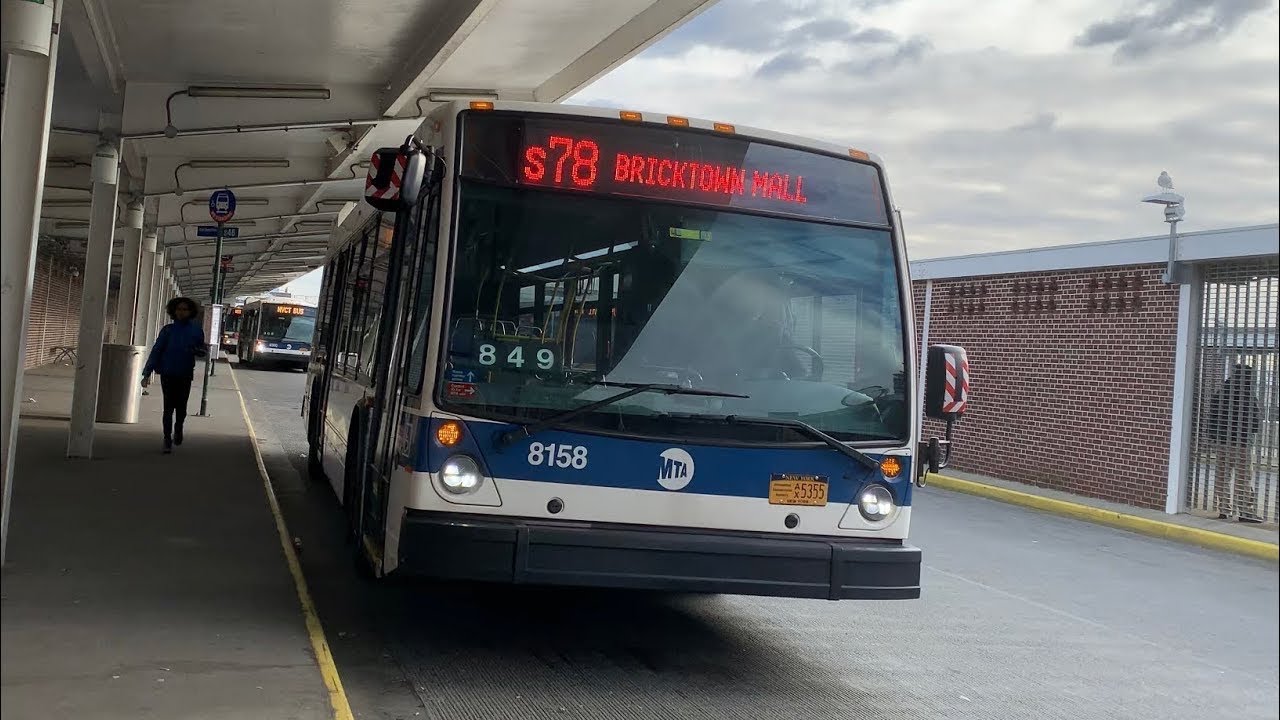 Bricktown Mall Bound 2015 Novabus LFS 8158 S78 Local Bus From St George Ferry To Bricktown Mall