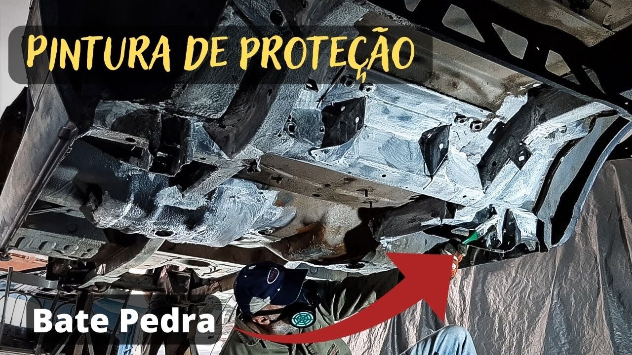 Aplicação de Bate Pedra | Preparação Ford Belina Rota do Asfalto | Episódio 32 #preparação #pintura