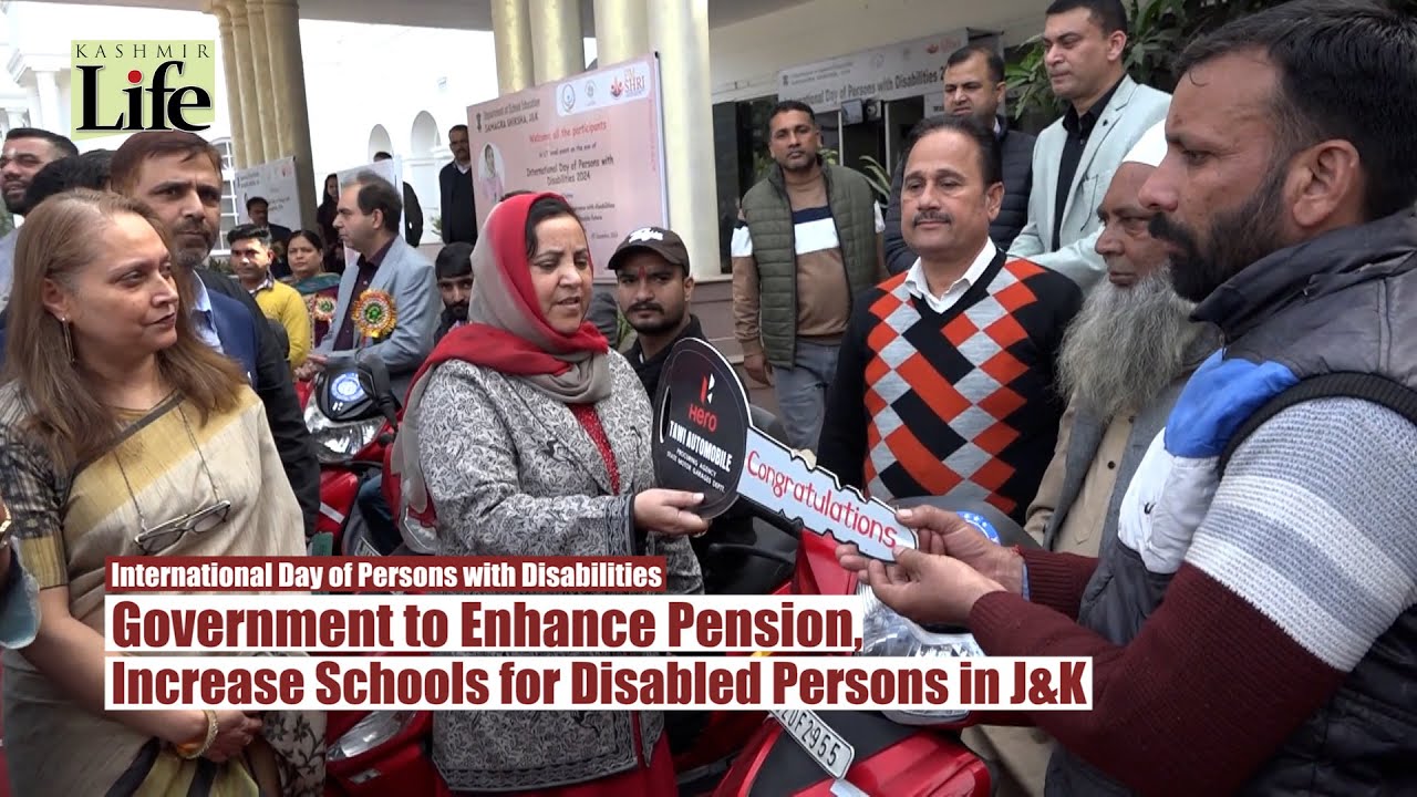 Government to Enhance Pension, Increase Schools for Disabled Persons in J&K