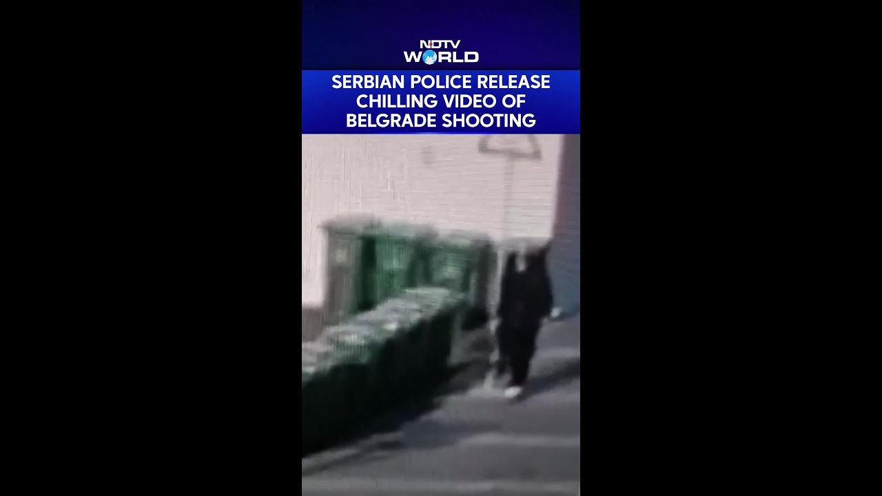 Serbian Police Release Video Of Belgrade Shooting Attack Outside Parliament