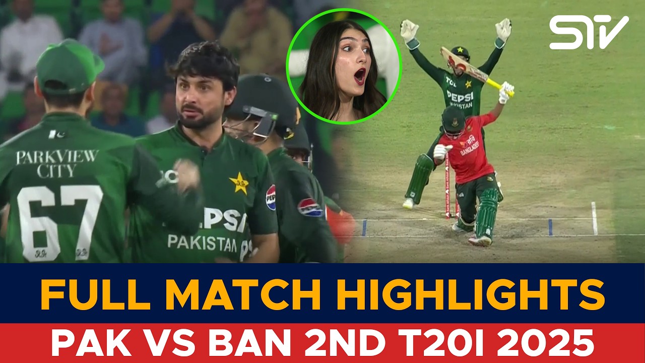 Pakistan vs Bangladesh Thriller! 💥 | Full Match Highlights | 2nd T20I 2025 | M3L1T