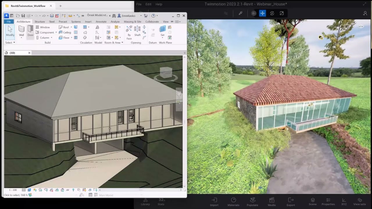 REVIT – TWINMOTION İşbirliği