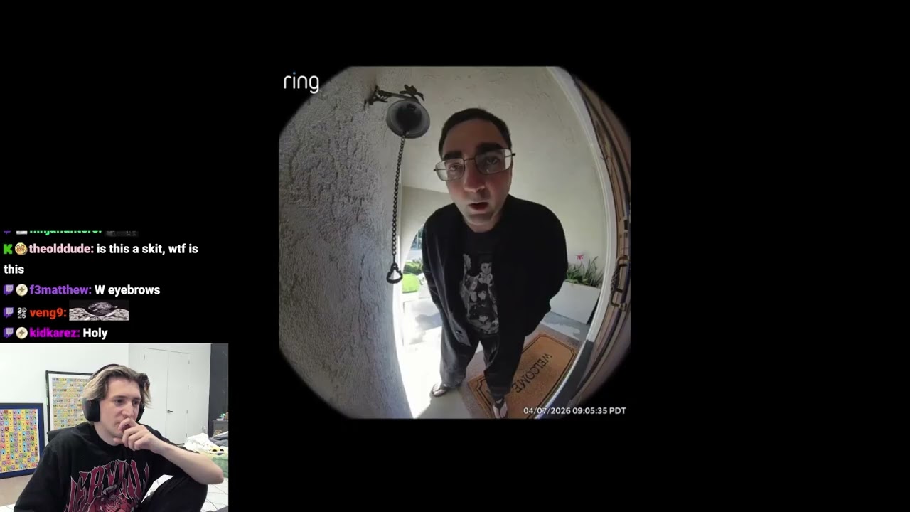 xQc реагирует на истерику модератора Reddit, отвечающего за Ring Camera.