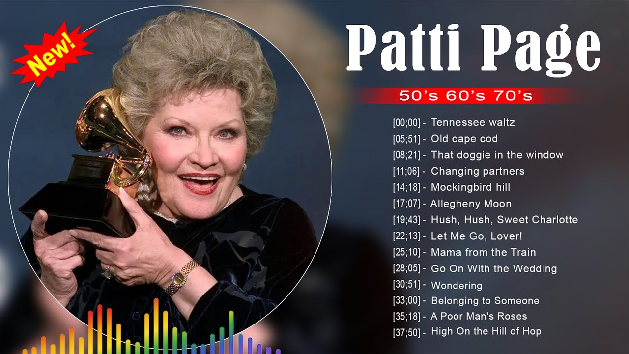 Patti Page Greatest Hits 2023 - TOP #20 Best Old Songs - Oldies but Goodies 50s 60s 70s 80s