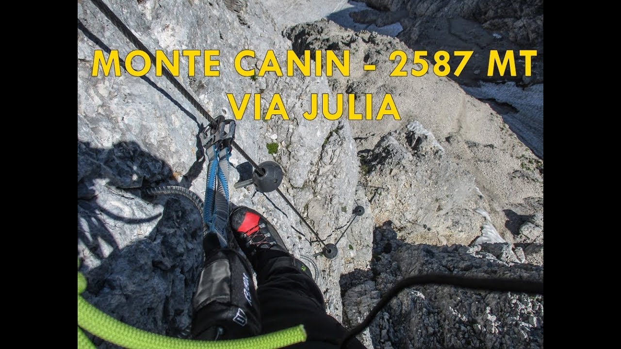 Monte Canin - via ferrata Julia (GoPro Hero5 Session)