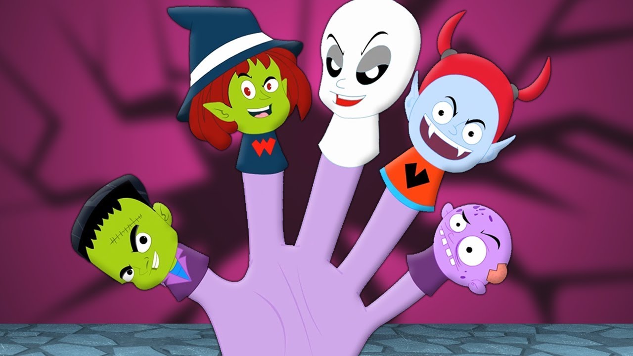 monstros dedo família rimas para crianças família dedo dia das bruxas canção Monsters Finger Family
