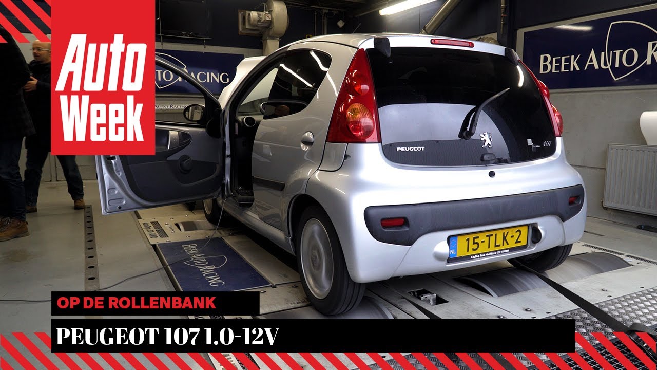 Peugeot 107 1.0-12V - Op de Rollenbank