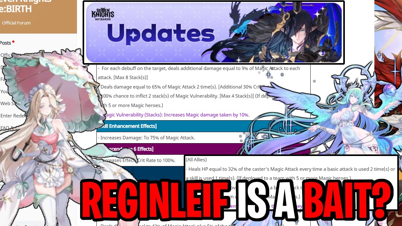 Reginleif Might Be A Bait? 03.04 Update Notes [Seven Knights: Rebirth]