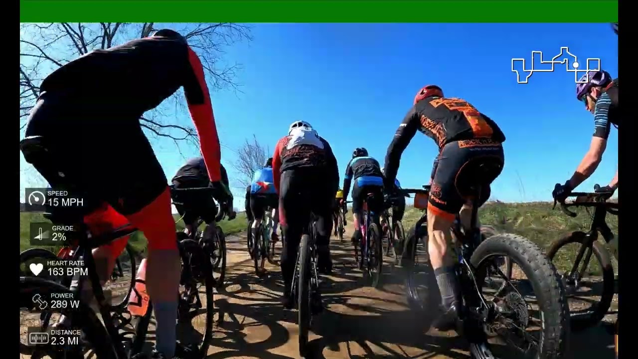 2024 Dirty 30 Gravel Race 30mile Lead Group
