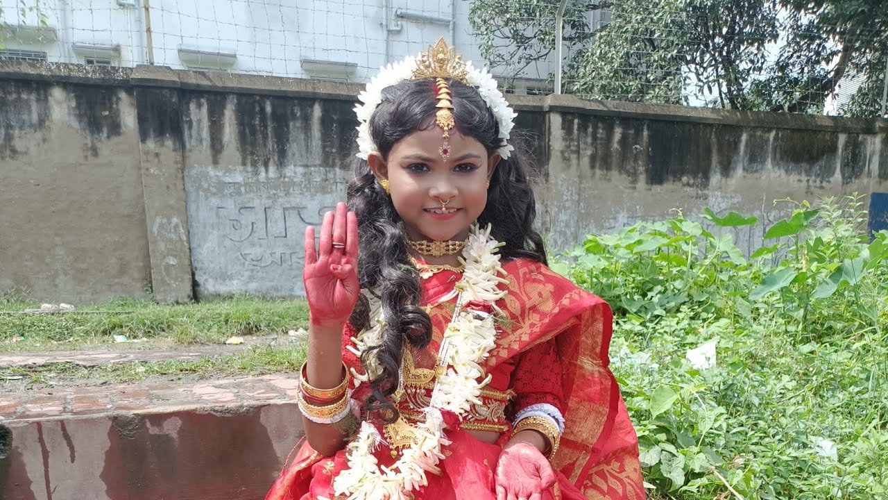 দেখো কি সাজলো আমার মিষ্টি সোনা maa🥰🥰🥰🥰