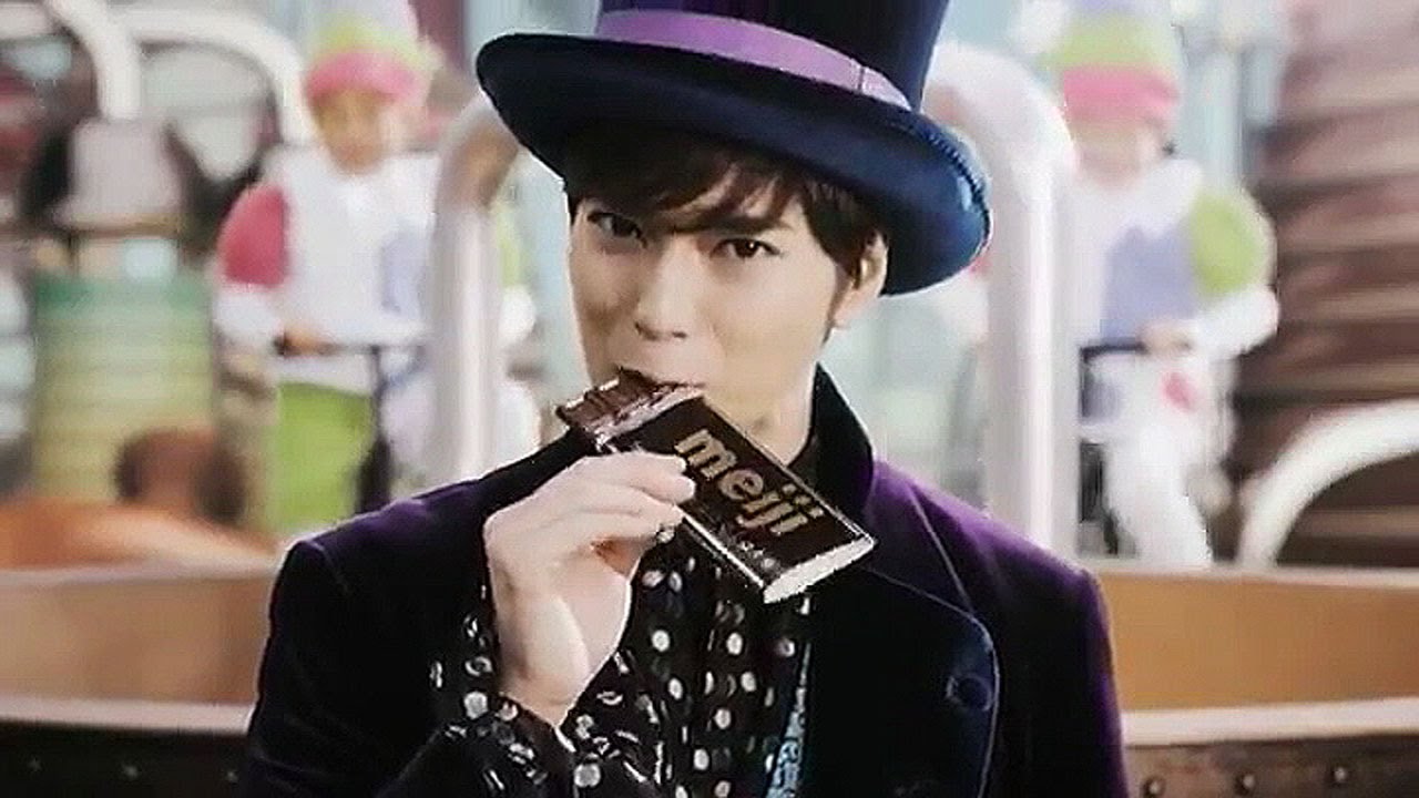 【嵐】　CM　松本潤　明治 ミルクチョコレート　「チョコレート工場」篇 30s