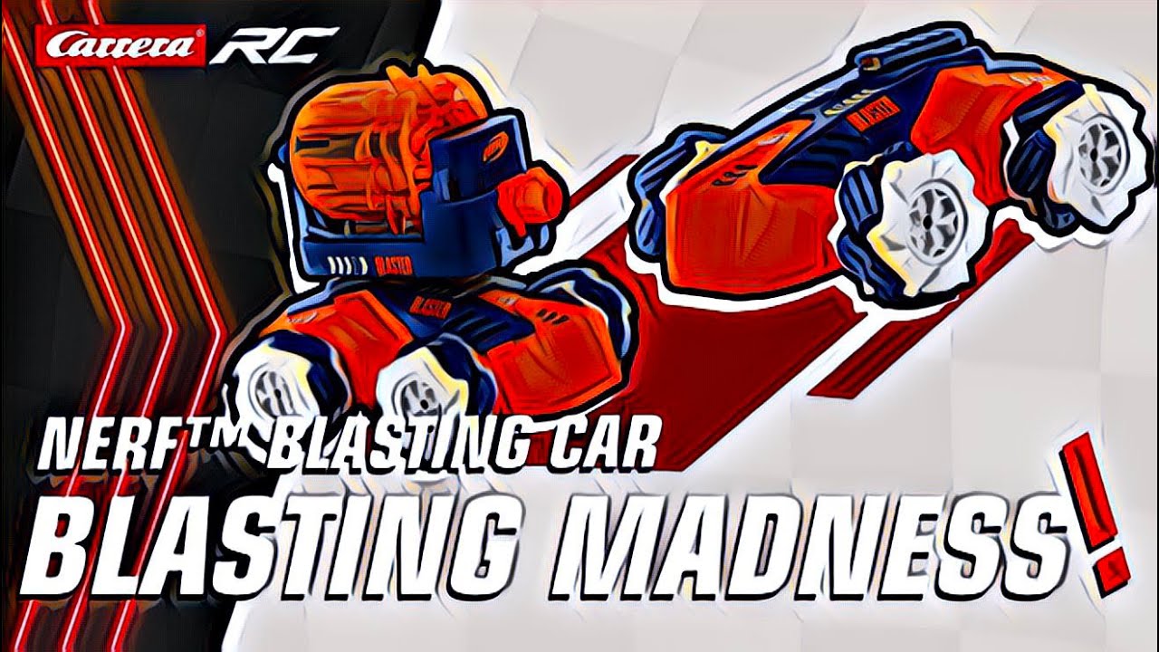 Madness with the Nerf&trade; Blasting Car 🔫 | Carrera
