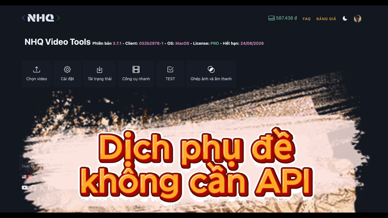 Dịch phụ đề cực chuẩn bằng AI - Không cần tài khoản