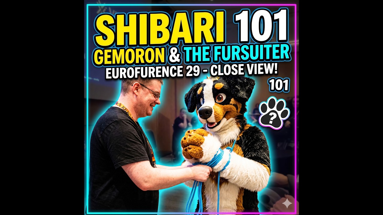 Eurofurence 2025 EF 29 - Shibari 101 Presentation by Gemoron - Close View