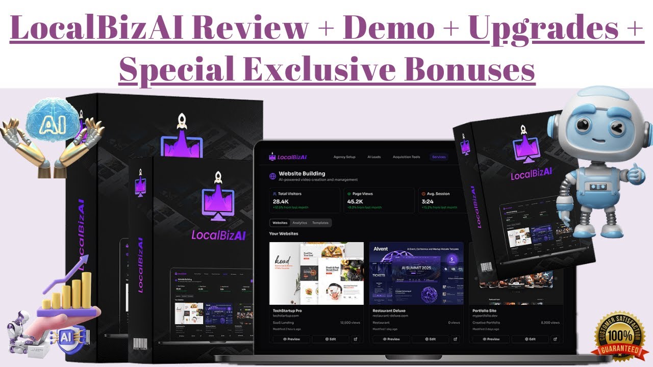 Local Biz AI Review + Full Walkthrough + Demo + OTOs + Bonuses | LocalBizAI Review