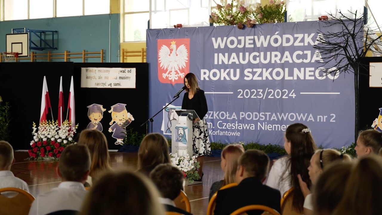 Wojewódzkie obchody rozpoczęcia roku szkolnego w Korfantowie 2023r