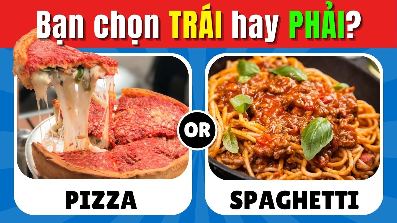 Bạn sẽ chọn gì? - 40 Thử Thách Ẩm Thực Hấp Dẫn #quiz #caudo