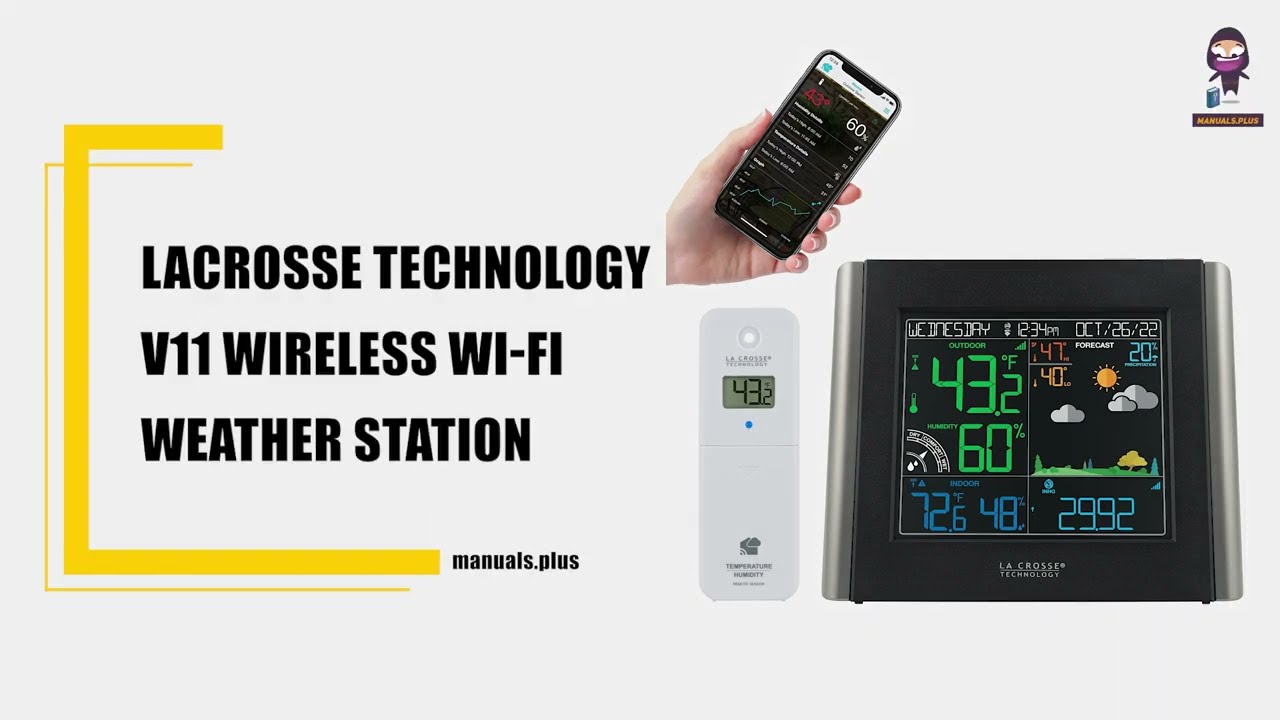 How to Set Up Your LACROSSE TECHNOLOGY V11 Wireless Wi-Fi Weather Station