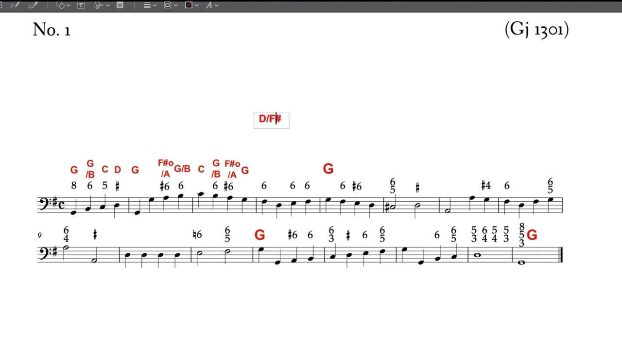 Tutorial - realising your first Partimento for Guitar (18th Century Improvisation)