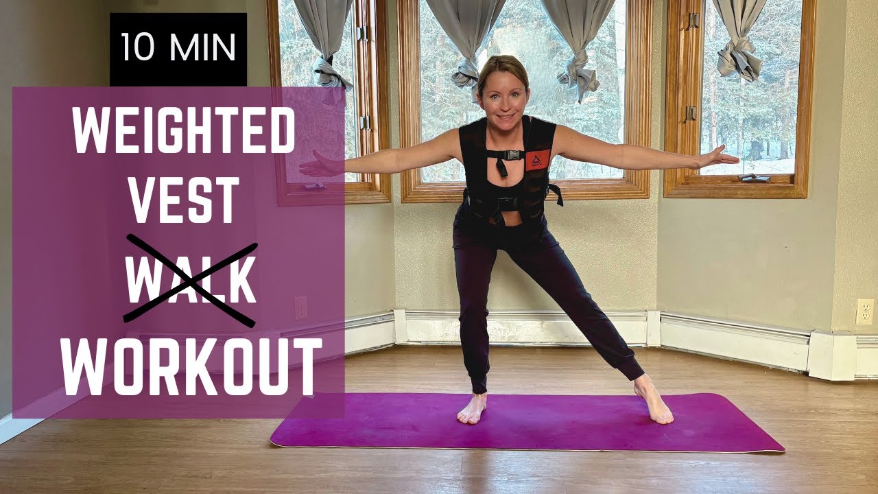 10 Min Weighted Vest WORKOUT | Cardio Focus (Better than Walking!)