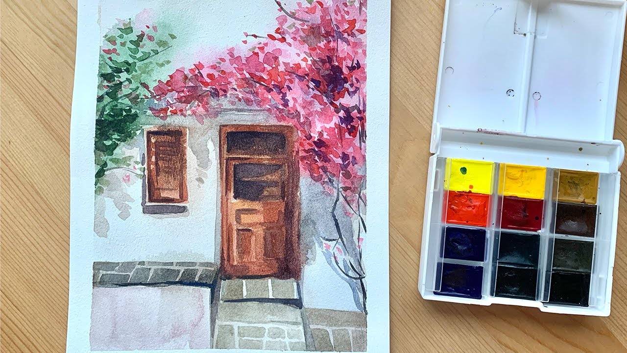 White Nights 12 Artists' Watercolours Unboxing/Swatching/Painting
