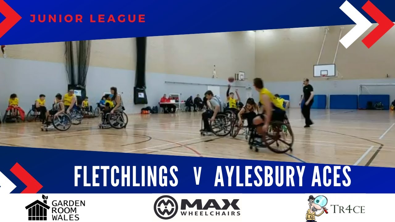 Junior League 23/34 Round One - Fletchlings vs Aylesbury Aces - Wheelchair Basketball Match