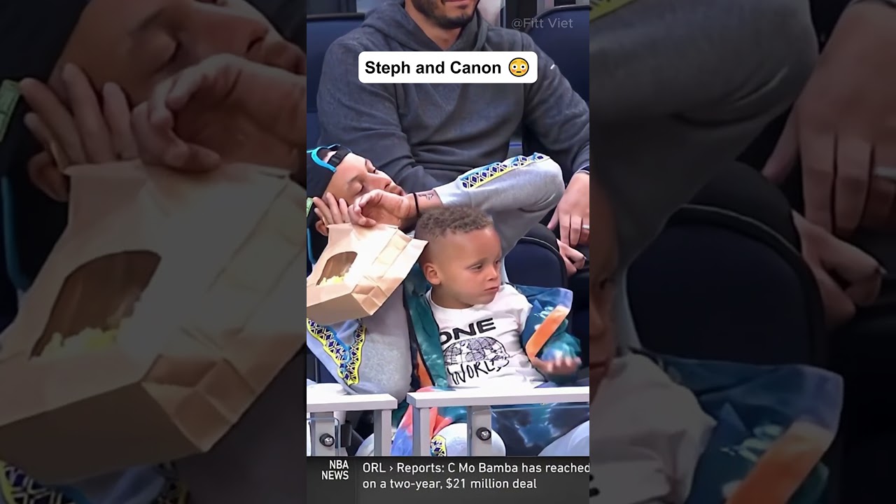 Steph Curry&rsquo;s Best &lsquo;Night Night&rsquo; Celebration Moments with His Son Canon 💙💛 #nba #shorts #deadpool