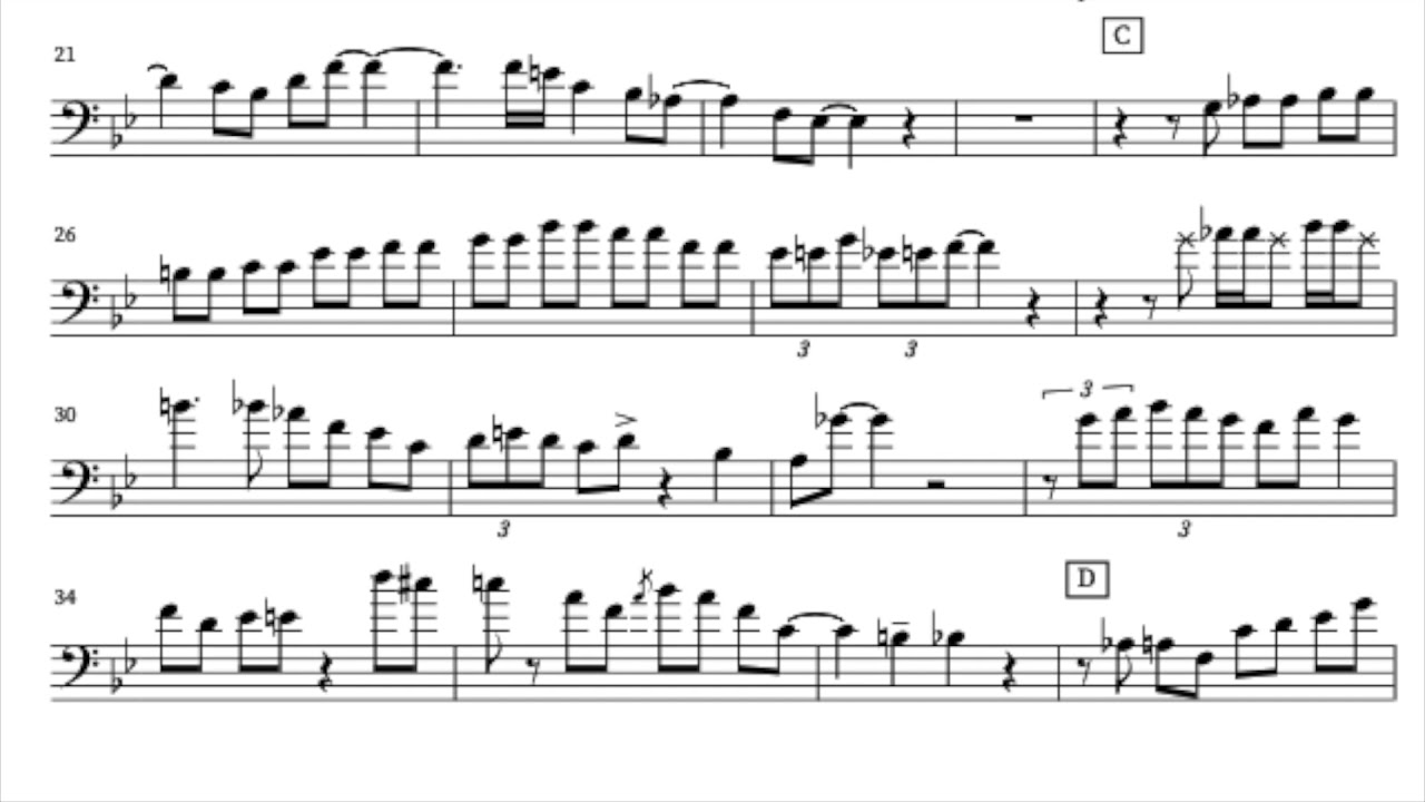 Jorge Roeder Bag's Groove Transcription
