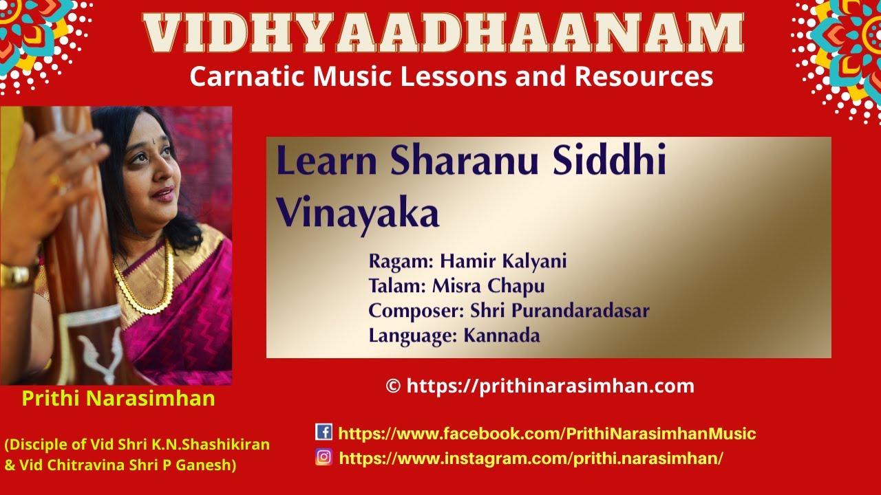 Learn - Sharanu Siddhi Vinayaka