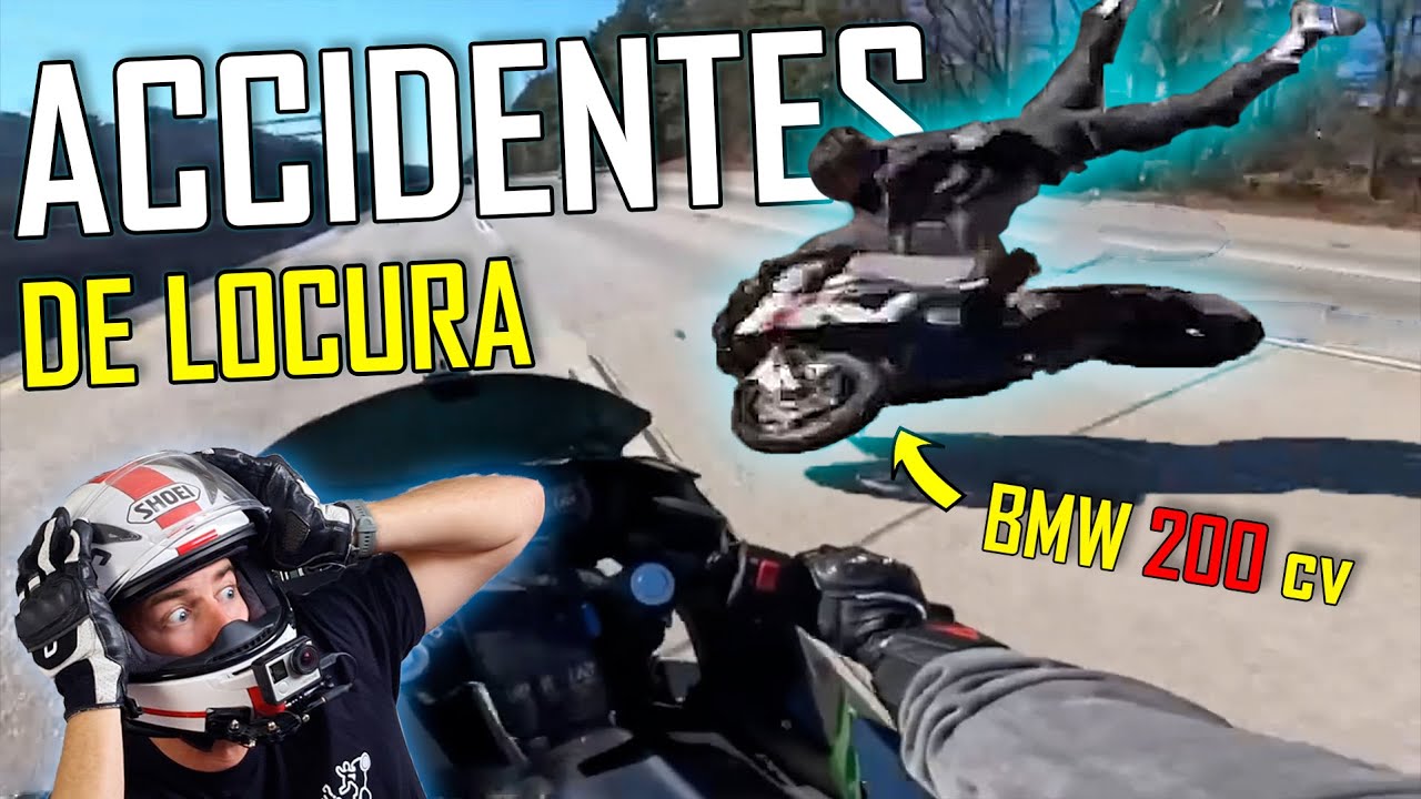 ANALIZANDO los ACCIDENTES de MOTO mas INCRE&Iacute;BLES 😱 TODOS se caen POR LO MISMO