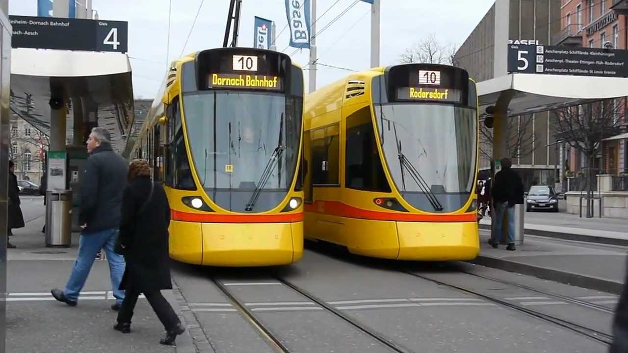 Tramway tram Basel SBB 25-01-2012.