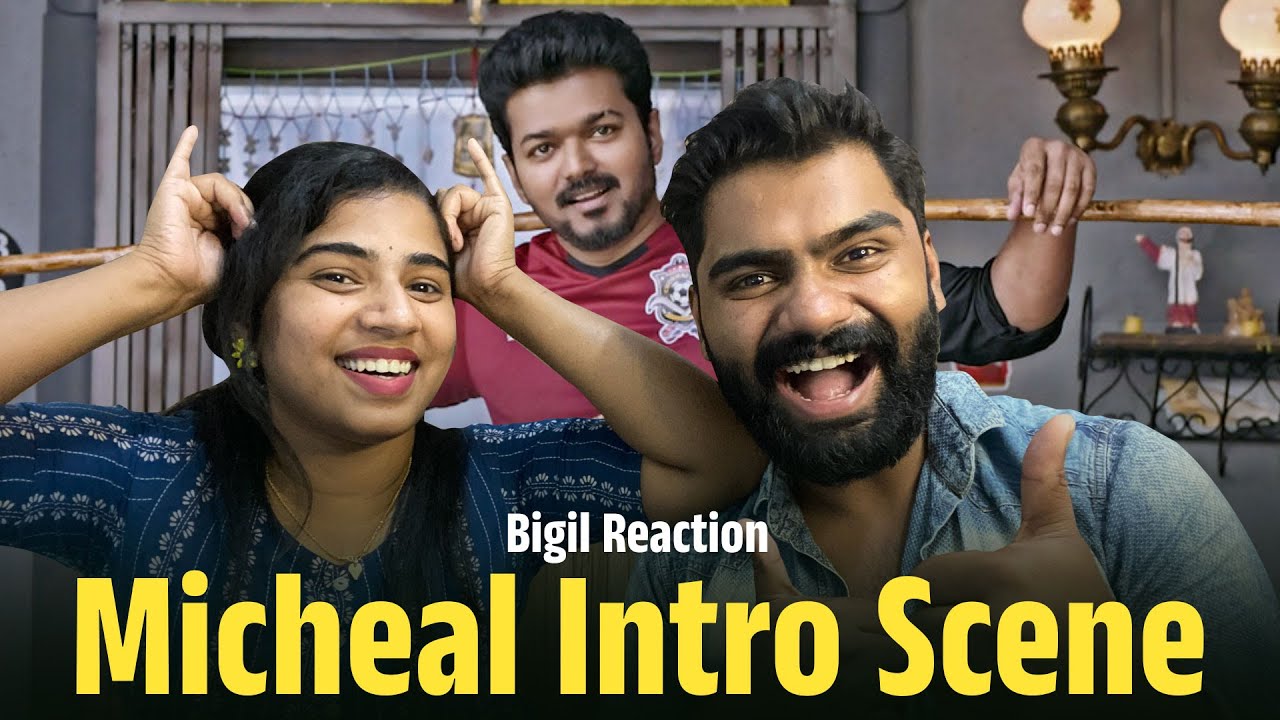Bigil Michael MASS Intro Scene REACTION | Thalapathy Vijay @AshwinKavya