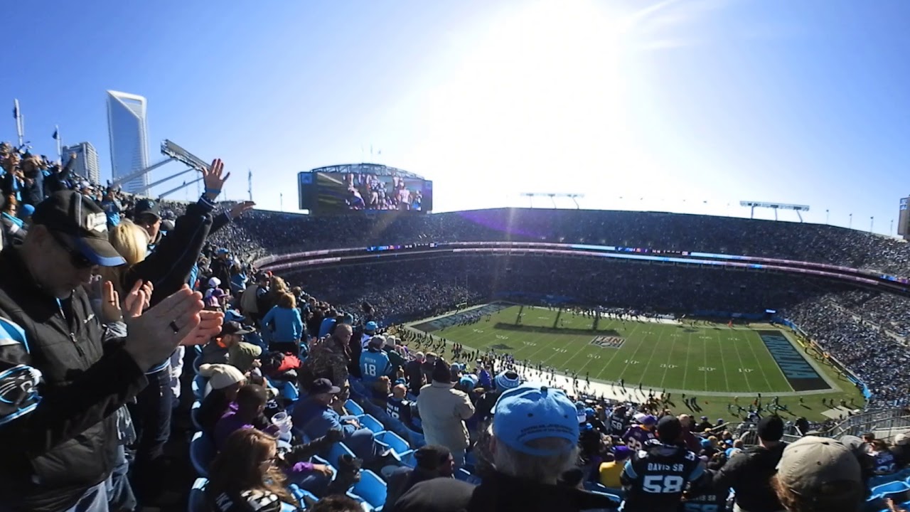 360 View Carolina Panthers vs Vikings: Touchdown!