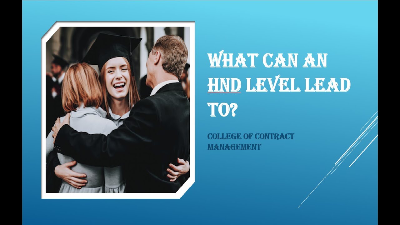 What can an HND Level lead to