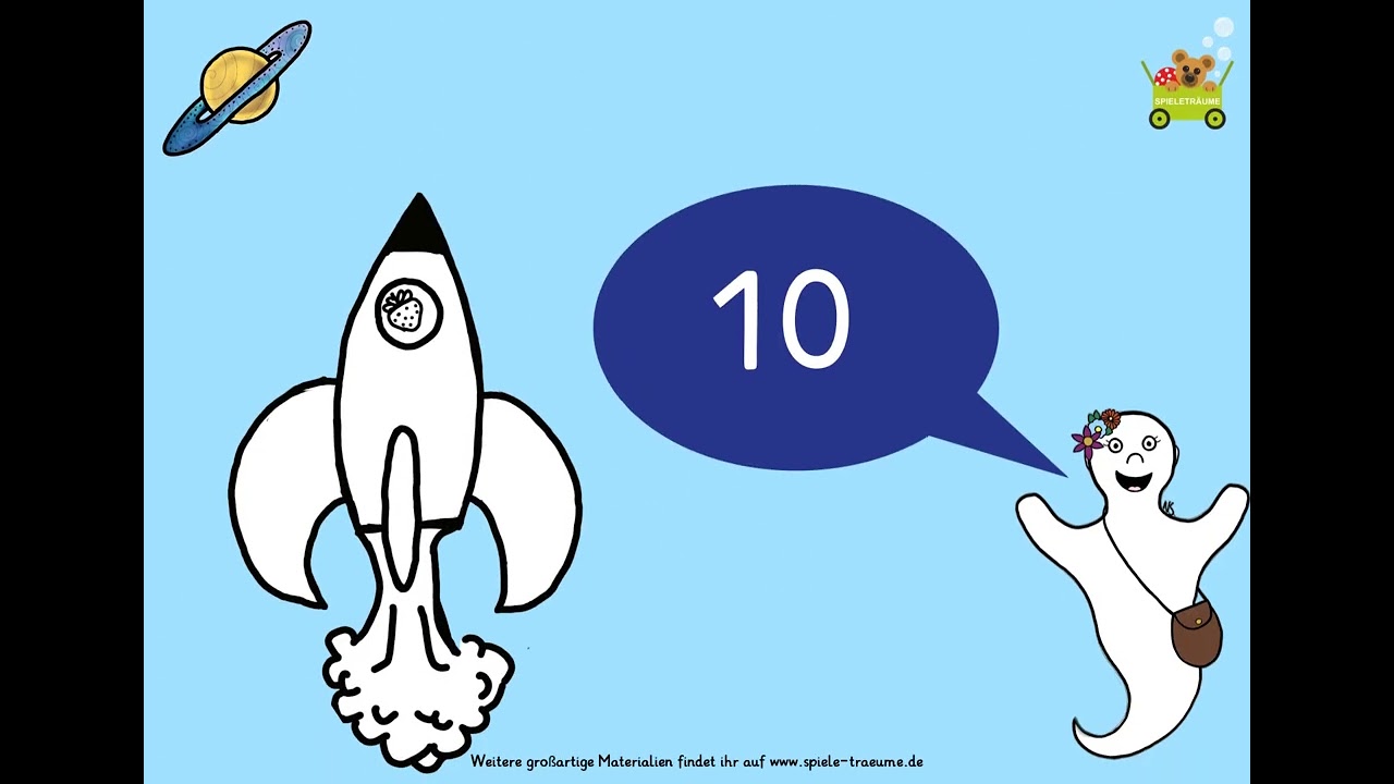 Countdown Raketenstart 🚀