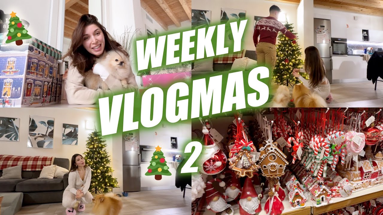 WEEKLY VLOGMAS 🎄 #2 DECORIAMO LA CASA, PRIMI REGALI 🎁 MelissaTani