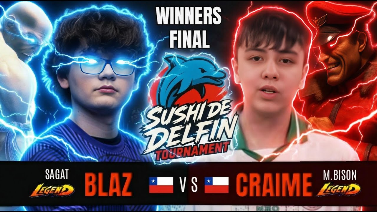 🔥 GRAND FINAL ▰ BLAZ (Sagat) vs CRAIME (M.bison) SUSHI DE DELFIN TOURNAMENT ▰ Street Fighter 6 🔥