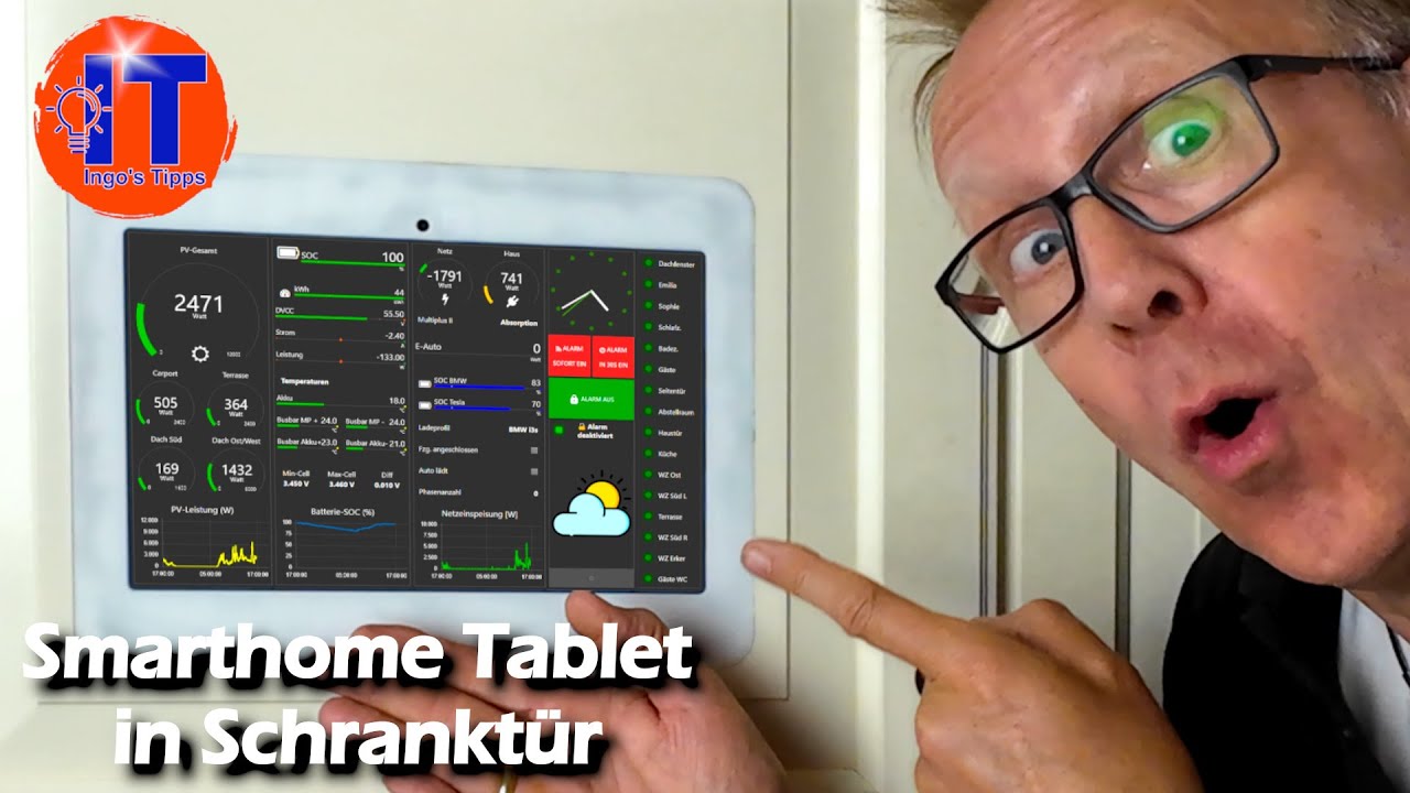 🚀 Altes Tablet raus – Neues rein! Smartes Info-Display im Schrank mit Tabwee W90 & Node-RED Upgrade